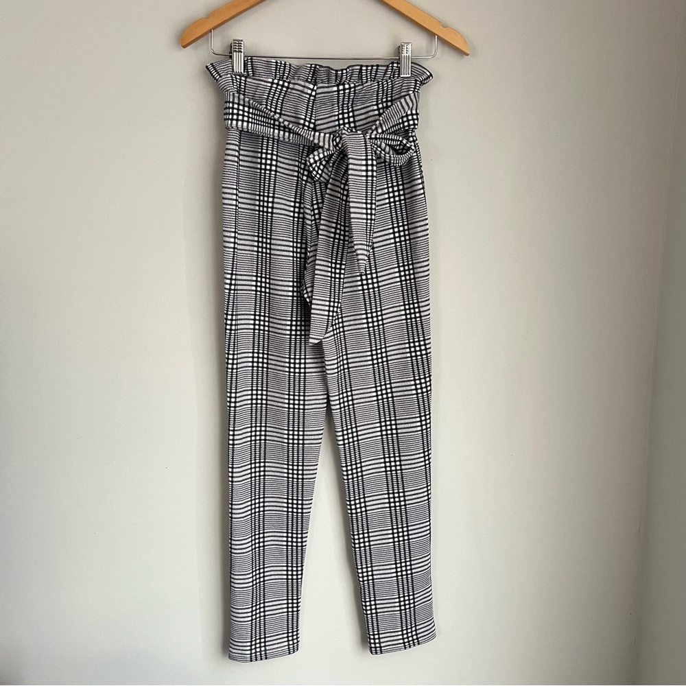 Shein High Waisted Paperbag Style Pants Size XS